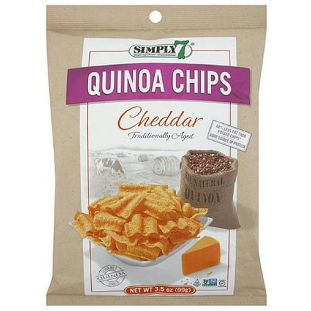 Simply 7 Cheddar Quinoa Chips, 3.5 Oz, (