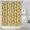Yellow Lemon Fruit-2, variant on Yellow Lemon Fruit Leaves BlackWhite Pattern Shower Curtain 36"x72" ,Bathroom Decorative Shower Curtains Set with 12 Hooks,Modern Waterproof Washable Shower Curtain