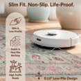 thumbnail image 6 of Design&I 4'x6' Washable Area Rug Oushak Boho Floral Vine With Allover Medallion And Bordered Scroll for Reading Nook, Bedroom, Pet Friendly & Non-Slip Built-In Grip, 6 of 7
