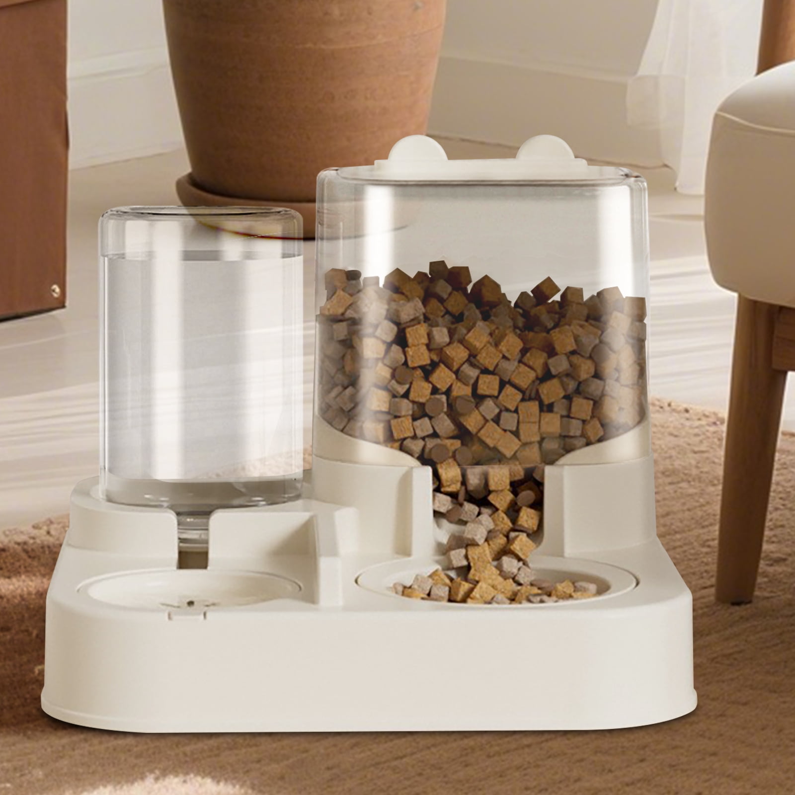 Food Storage Dispenser, Compatible for Feeder Cat Dog Feeding Cats Supplies Pet Accessories