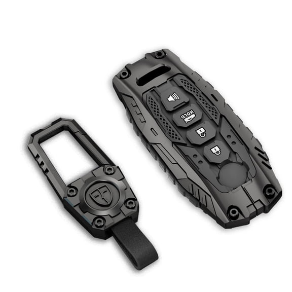 Durable Zinc Alloy Protective Shell Case with Keychain for 2023 2024 2025 Nissan Rogue Sentra Pathfinder Versa Kicks Smart Remote Key Fob Accessory