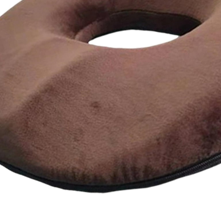 Donut Pillow Comfort Sitting Pad for Tailbone Pain Perineal Surgery Coffee  