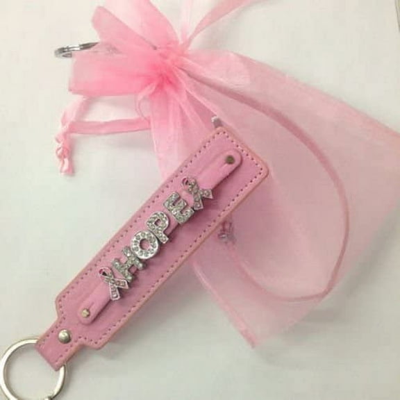 Hope Keychain | Breast Cancer Keychain | Breast Cancer Awareness Keychain | Pink Awareness Keychain | Support Keychain | Survivor Keychain