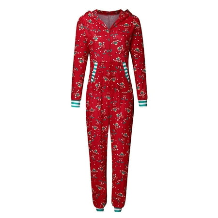 

KEUSN Christmas Print Matching Family Christmas Pajamas Set