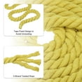 thumbnail image 3 of Uxcell 15 Feet Tug of War Rope for Adults Teen 3-Strand Natural Twisted Cotton Rope with Flag Yellow, 3 of 6