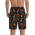 thumbnail image 3 of Kdxio Monster Truck Print Mens Sleep Shorts Bottoms Soft Comfy Pajama Wear Pants with Drawstring Pockets, 3 of 7
