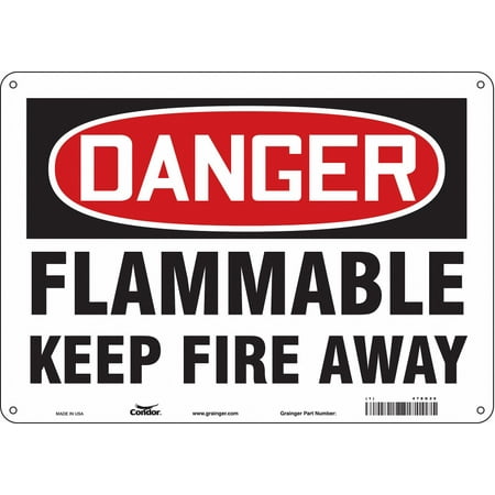 

Condor Safety Sign 10 inx14 in Aluminum 478G26 478G26 ZO-G5810207