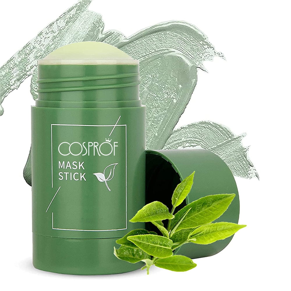 Green Tea Mask Stick for Face, Blackhead Remover with Green Tea Extract