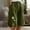 Army Green, variant on Zedker Shorts for Women Casual Printed Half Shorts Pants Summer Elastic Waist Buttons Casual Pockets Pants Army Green XL