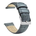 thumbnail image 1 of 16mm Smoke Grey - BARTON Alligator Grain - Quick Release Leather Watch Bands, 1 of 1