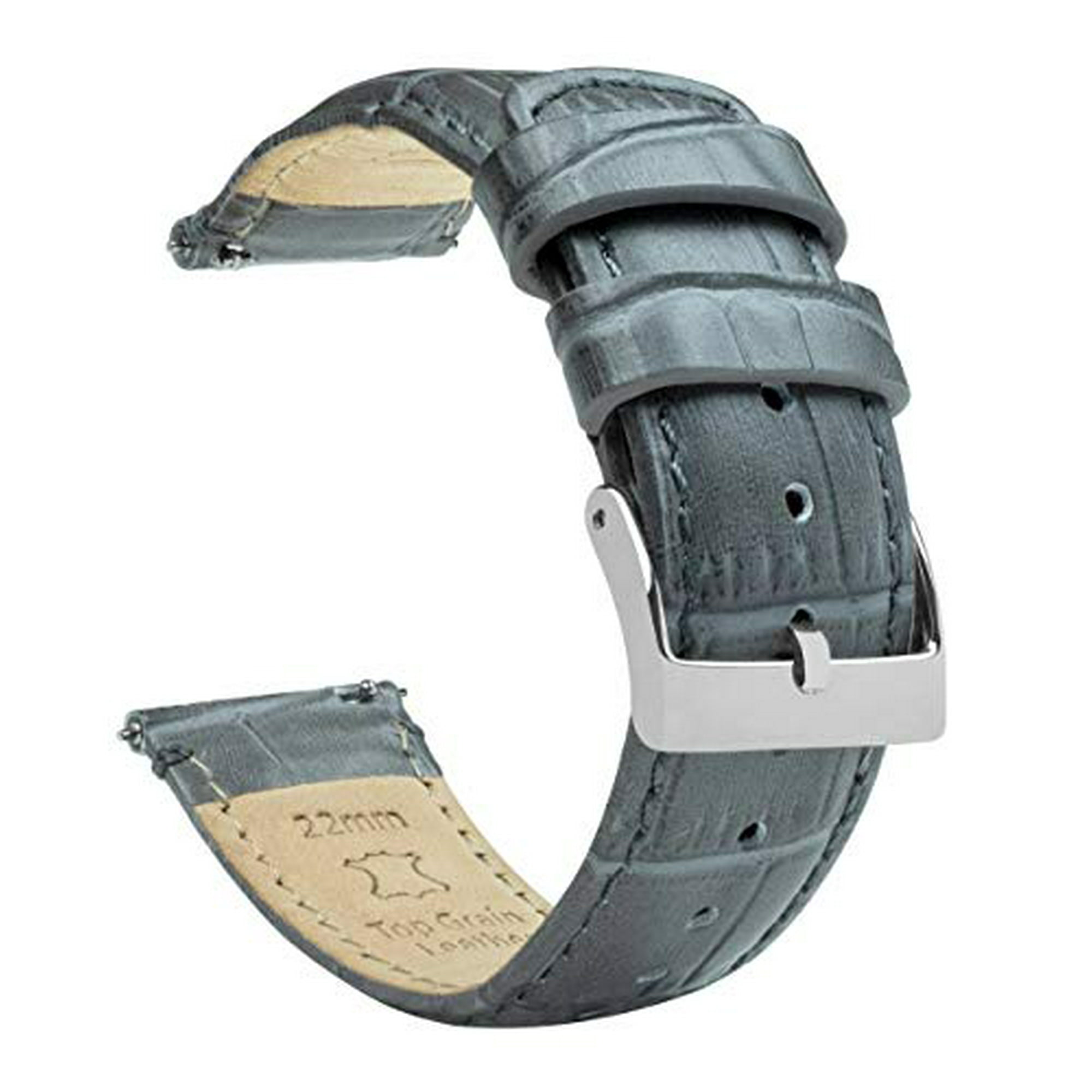 Barton Alligator Grain Quick Release Leather Watch Band