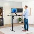 thumbnail image 2 of VIVO Electric 71" x 30" Stand Up Desk Workstation, Black Table Top, Black Frame, 2 of 8