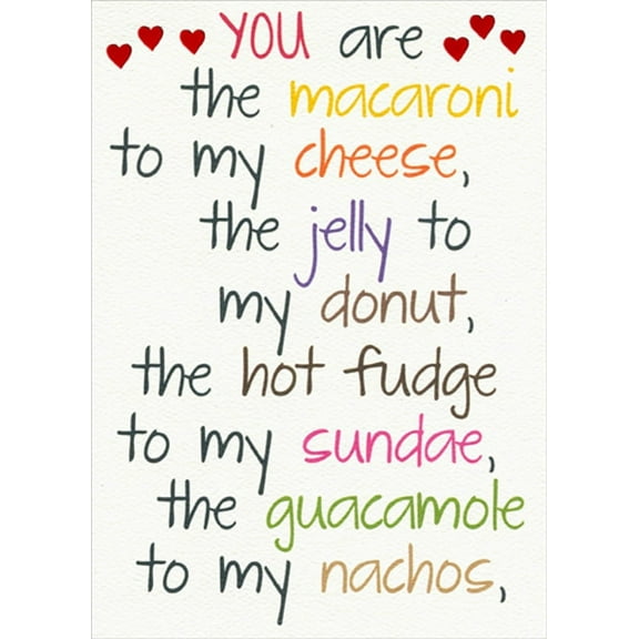 RSVP Macaroni To My Cheese Romantic Humorous : Funny Valentine's Day Card