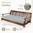 thumbnail image 4 of Cambridge Casual  Como Mahogany Outdoor Swing Daybed with Cushion, 4 of 5