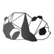 thumbnail image 1 of Panda Metal Wall Art Home Decor Metal Wall Hanging Home Interior Design Art Housewarming Gift Scienceny HA036211-00, 1 of 6