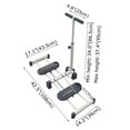 thumbnail image 2 of Leg Exercise Equipment Fitness Spring Resistance Lower Body Exerciser Home Workouts Cardio Trainer Machine, 2 of 9