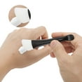 thumbnail image 3 of Unique Bargains 1 Pc Fishtail Spoon Knife-shaped Facial Mask Brush Black, 3 of 5