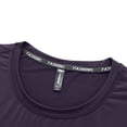 thumbnail image 5 of Leey-World Men's 2 Pack Acid Wash Cotton T-Shirts Oversized Unisex Short Sleeves Summer Casual Basic Tee Tops Men's T-Shirts(Purple,3XL), 5 of 9