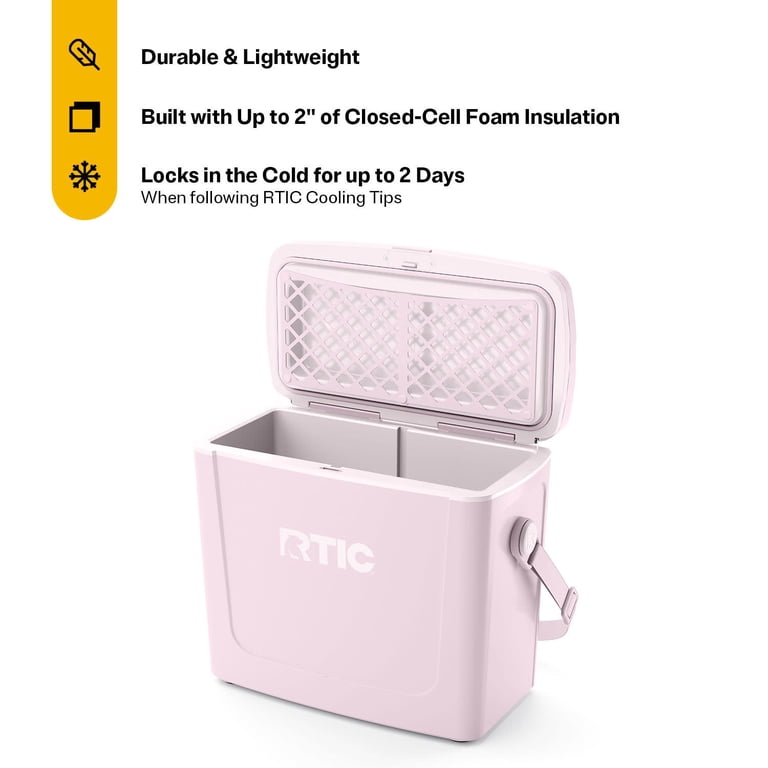 RTIC 16 QT Hard-Sided Ice Chest Cooler, Fits 20 Cans, Road Trip