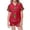 Z17-Red, variant on YUEHUA Girls Pajamas Set Soft Silk Satin Pajamas 2 Piece Valentine's Day Short Sleeve Sleepwear Gifts for Kids Size 3-14 Years, Size 12-13 Years