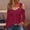 Wine, variant on WXLWZYWL Womens Cold Shoulder Tops and Blouses, Long Sleeve Shirts Criss Cross Scoop Neck Tops Fall Clohtes 2024 Trendy