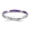 Silver, variant on 925 Sterling Silver White Enameled Ring for Women Size- 7