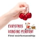 thumbnail image 5 of 24pcs navidad manzanas colgando ornamentos simulación manzanas colgantes en forma de manzana Árbol de Navidad Adornos, 5 of 7