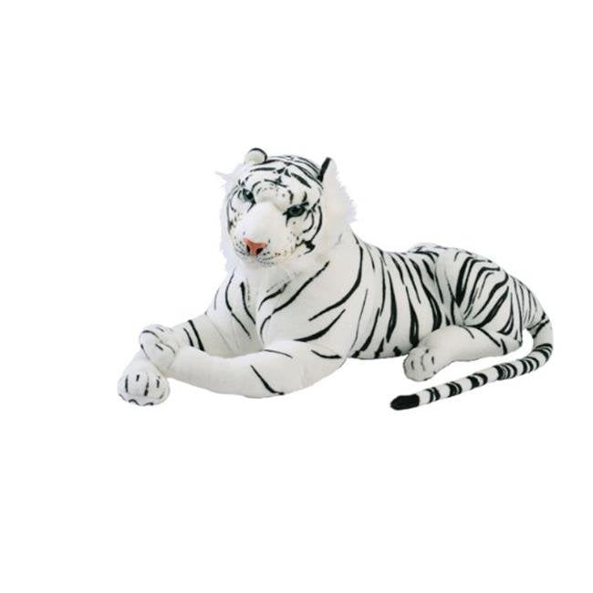 realistic white tiger stuffed animal