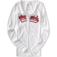 thumbnail image 1 of Aeropostale Camiseta Henley Térmica de Manga Larga para Mujer, Blanco, X-Large, 1 of 1
