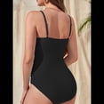 thumbnail image 4 of Traje de Baño de Maternidad de una Pieza con Tirantes Finos Ajustables Negro L, 4 of 8