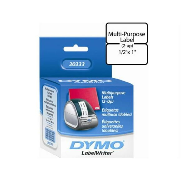 Sanford LP WHITE MULTIPURPOSE LABEL 2-UP 1/2 X 1