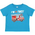 thumbnail image 3 of Inktastic I'm 2 Fire Truck 2nd Birthday Boys or Girls Baby T-Shirt, 3 of 5