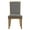 Grey, variant on Weston Home Amadell Ornate Linen and Wood Dining Chairs, Set of 2, Dark Grey Linen, Natural Finish