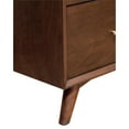 thumbnail image 4 of Alpine Furniture Flynn Mid Century Wood 3 Drawer Accent Chest in Walnut (Brown), 4 of 7