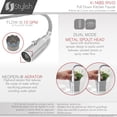 thumbnail image 2 of Stylish Rivo One-Handle Stainless Steel Pull Down Kitchen Faucet Height 14" K-148S, 2 of 14