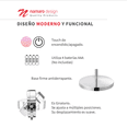 thumbnail image 4 of Espejo De Vanidad Con Luz Y Aumento Namaro Design, 4 of 6