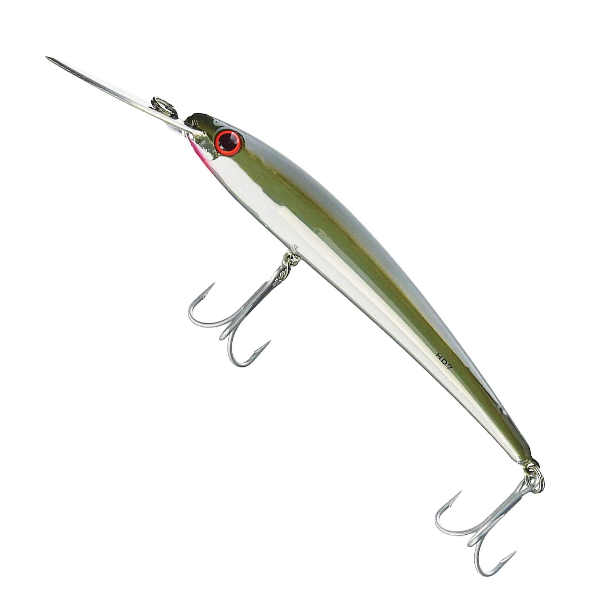 Bomber Lures Mullet Slow-Sinking Twitch/Walking Saltwater Fishing Lure -  Excellent for Speckled Trout, Redfish, Stripers and More, 3 1/2 Inch, 5/8