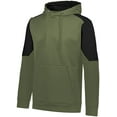 thumbnail image 5 of Holloway Sportswear S Blue Chip Hoodie Olive/Black 222540, 5 of 5