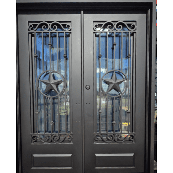 Texas Star Double Iron Door