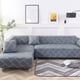 thumbnail image 3 of Fundas de sofá elásticas geométricas para sala de estar en forma de L, se necesitan comprar 2 piezas, cubiertas deslizantes de esquina, Chaise longue, Protector de silla, 3 of 5