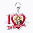 thumbnail image 1 of Llavero Genshin Impact I Love My Boyfriend para mujer, llavero Zhongli Xiao Kazuha, anillo, joyería personalizada, regalos para fanáticos, 1 of 4