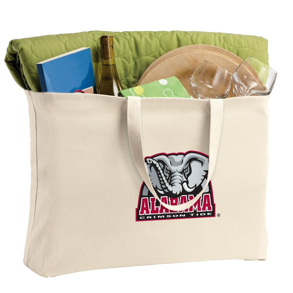 Broad Bay Cotton Alabama Tote Bag Large University of Alabama