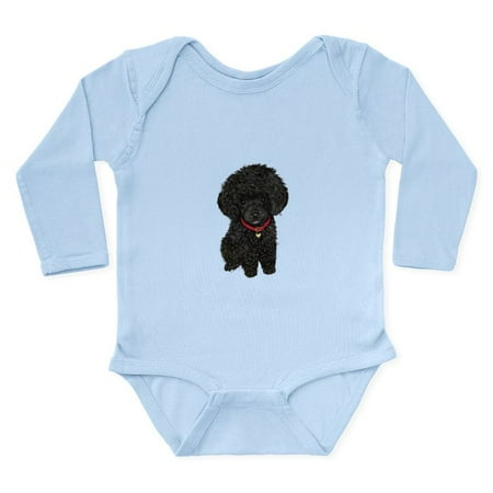 

CafePress - Poodle Pup (Blk) - Long Sleeve Infant Bodysuit