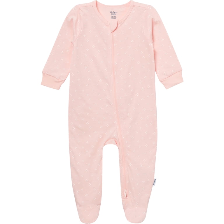 Gerber Baby Sleep N' Play 2-Way Zipper Pajamas 4-Pack photo 5