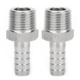 thumbnail image 2 of Fugacal BSPT Male Connector, 2PCS Anti-Rust Anti-Corrosion Pipe Connector Quick Coupling Connector, For Conveying Compressed Air Pneumatic Equipment Connection, 2 of 8