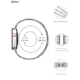 thumbnail image 4 of Spencer Stainless Steel Bling Replacement Bands Rhinestone Strap Wristband Compatible Apple Watch iWatch Bands for Series 7 6 5 4 3 2 1 42mm/44mm "Silver", 4 of 7