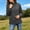 Dark Gray, variant on Women Stand Collar Full Zip Lightweight Jacket Casual Windproof Softshell Coat with Pockets, Thin Outdoor Hiking Travel Windbreaker for Fall Blue