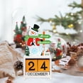 thumbnail image 6 of VOTRUDI Christmas Elements Wooden Puppets,Christmas Decorations Outdoor Clearance,Countdown Ornament,Christmas Indoor Decor for Room Office Tabletop,White, 6 of 6