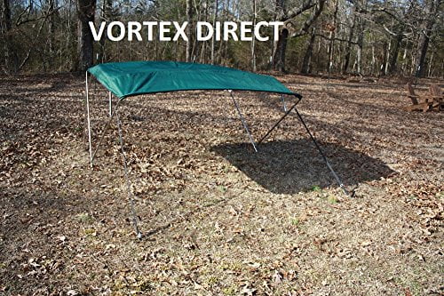 New GREEN STAINLESS STEEL FRAME VORTEX 4 BOW PONTOON DECK BOAT BIMINI TOP 6' LONG, 79-84" WIDE (FAST SHIPPING 1 TO... by VORTEX DIRECT