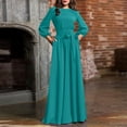 thumbnail image 2 of Women's Bohemian Retro Casual Dress Flowy Sleeve Elegant Formal Party Wear Comfortable Summer Maxi Dress, 2 of 2